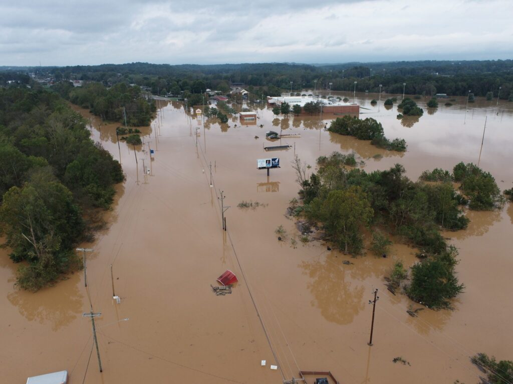 Hurricane Helene flooding