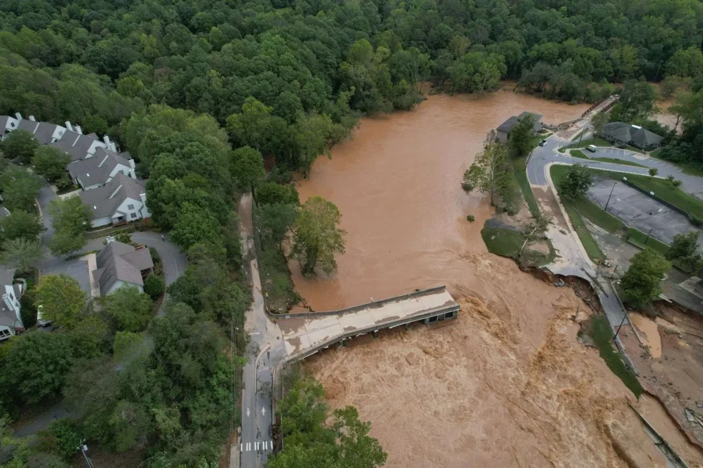 Hurricane Helene flooding