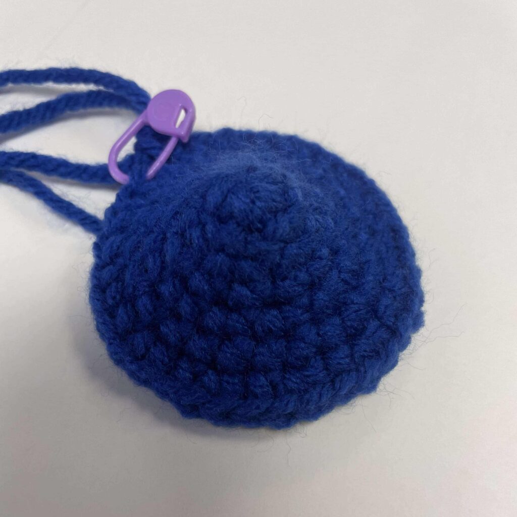 crochet fish pattern blue tang magic ring increases 