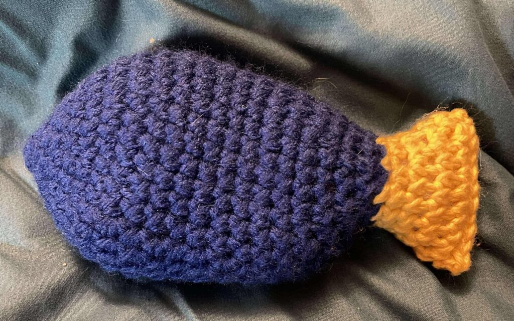 Crochet Fish Pattern Blue Tang 