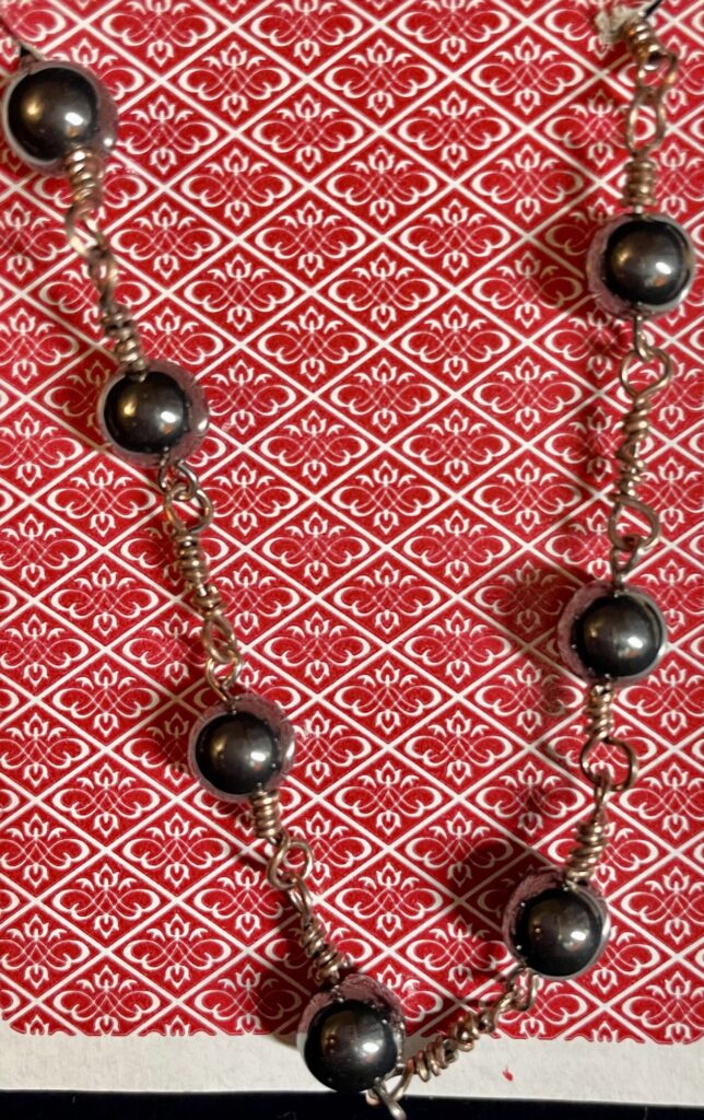 Hematite Wire Wrapped Bracelet